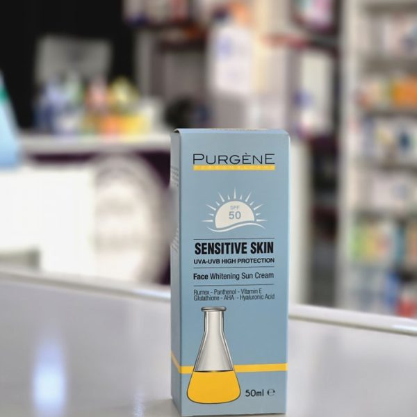 PURGÈNE Sunblock For Sensitive Skin   50ml | بيورجين واقي شمس للبشرة الحساسة   50مل