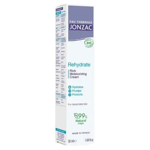 Jonzac Rehydrate Rich Moisturizing Cream   50ml | جونزاك كريم مرطب غني لإعادة ترطيب البشرة   50مل