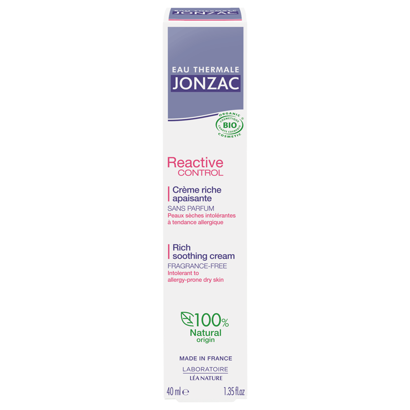 Jonzac Reactive Control Soothing Rich Cream 40ml | جونزاك كريم ريأكتيف كونترول المهدئ الغني 40مل