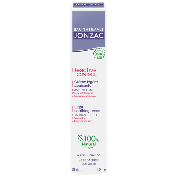 Jonzac Reactive Control Soothing Light Cream   40ml | جونزاك كريم ريأكتيف كونترول المهدئ الخفيف   40مل
