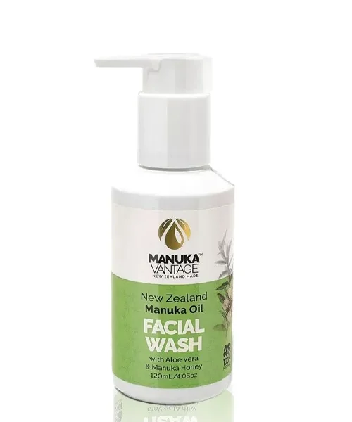 ManukaVantage Facial Wash with Aloe Vera and Manuka Honey 120ml | مانوكا فانتاج غسول الوجه مع الصبار وعسل مانوكا 120مل