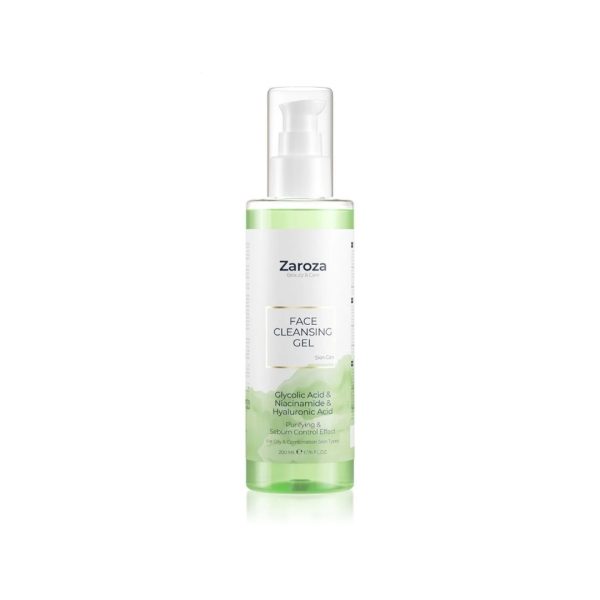 Zaroza Face Cleansing Gel   200ml | زاروزا غسول وجه جل للبشرة الدهنية والمختلطة   200مل