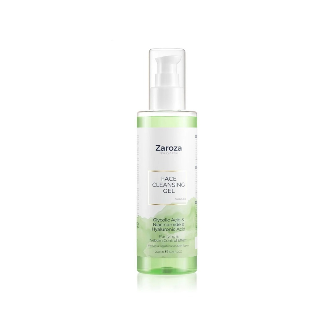 Zaroza Face Cleansing Gel 200ml | زاروزا غسول وجه جل للبشرة الدهنية والمختلطة 200مل