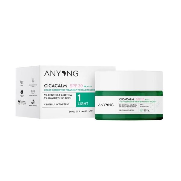 Anyong Cicacalm 1 Light 20SPF Cream 30ml | كريم أنيونغ سيكا كالم 1 لايت spf20 30مل