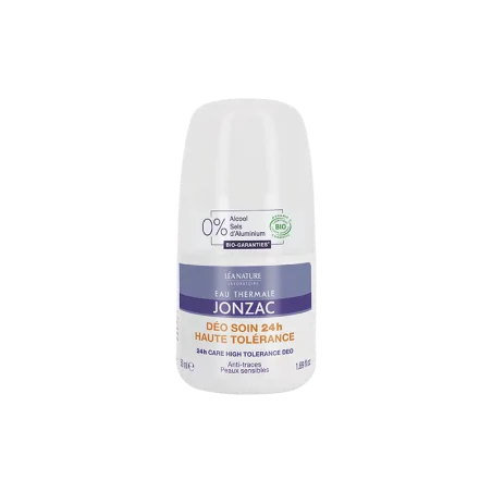 Jonzac 24H Fragrance Free Care High Tolerance Deo Organic 50ml | جونزاك مزيل تعرق 24 ساعة خالي من العطور 50مل