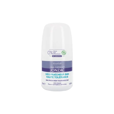 Jonzac 24H Fragrance Free Fresh High Tolerance Deo Organic 50ml | جونزاك مزيل تعرق 24 ساعة خالي من العطور 50مل