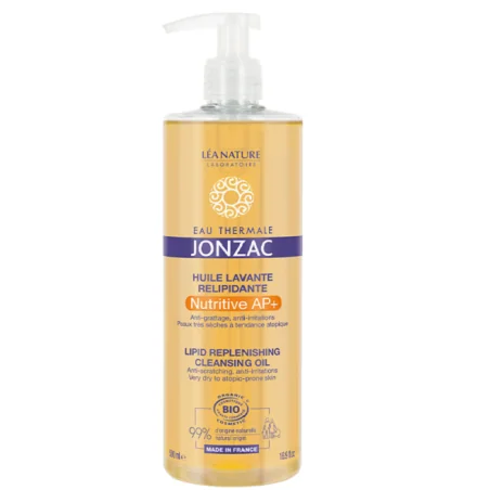 Jonzac Lipid Replenishing Cleansing Oil 500ml | جونزاك غسول تنظيف وجه زيتي 500مل