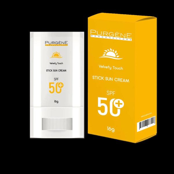 Purgene Stick Sun Cream SPF50+   16g | بيورجين كريم واقي شمس ستيك عامل حمايه +50   16غرام