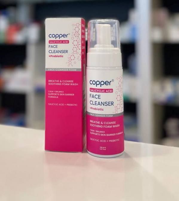 Copper Salicyclic Acid Facial Cleansing Foam   150ml | كوبر حمض الساليسيلك غسول فوم   150 مل
