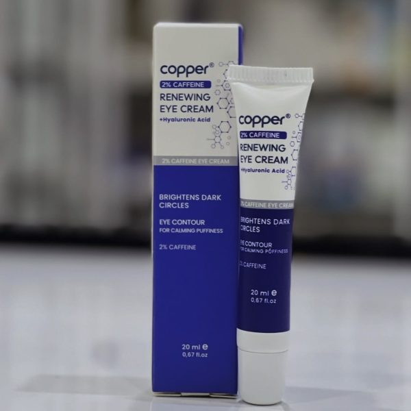 Copper Renewing Eye Cream   20ml | كوبر كريم العين بالكافيين   20 مل