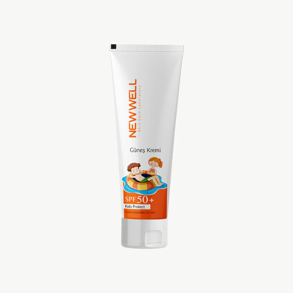 NEW WELL SPF50 Suncreen Cream 50ml | نيو ويل كريم واقي شمسي للأطفال spf50 50 مل
