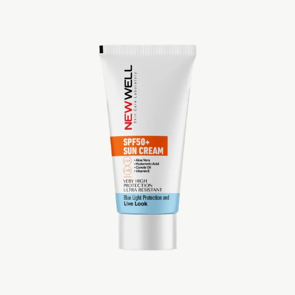 NEW WELL SPF50 Sun Cream Very High Protection   50g | نيو ويل كريم واقي شمسي spf50   50 غرام