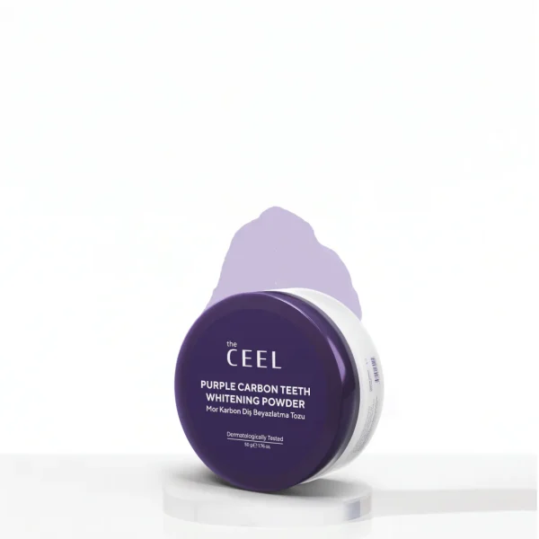 The CEEL Purple Carbon Teeth Whitening Powder   50g | ذا سيل بودرة الفحم لتبييض الأسنان   50 غ
