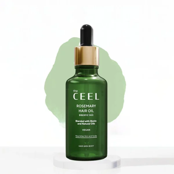 The CEEL Rosemary Hair Oil Vegan Hair Skin Body   50ml | ذا سيل زيت للشعر غني بإكليل الجبل   50 مل