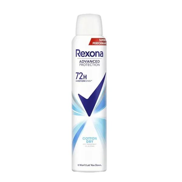 Rexona Deodorant Spray Cotton Dry   200ml | ريكسونا بخاخ مزيل العرق   200 مل