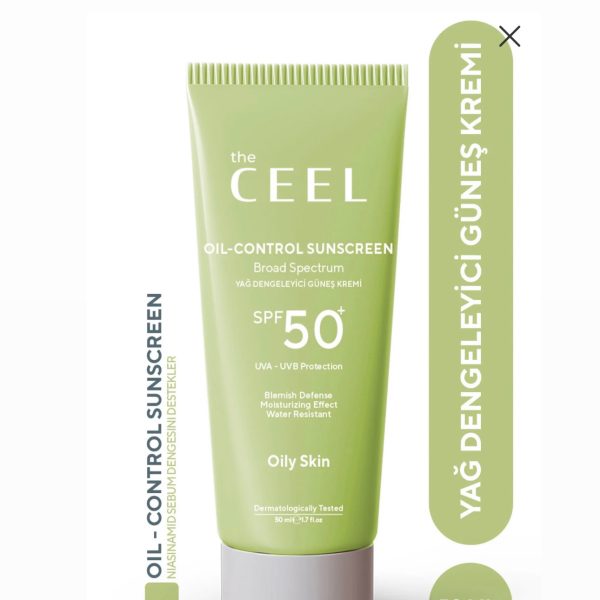 The Ceel Oil Balancing SPF 50+ Sunscreen for Oily Skin   50ml | ذا سييل واقي الشمس أويل بالانسينج بعامل حماية 50+ للبشرة الدهنية   50مل