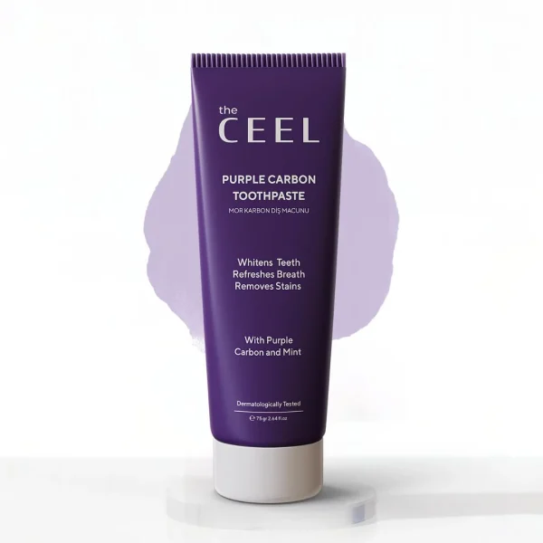 The CEEL Purple Carbon Toothpaste With Purple Carbon And Mint   75g | ذا سيل معجون أسنان بالكربون والنعناع   75 غ