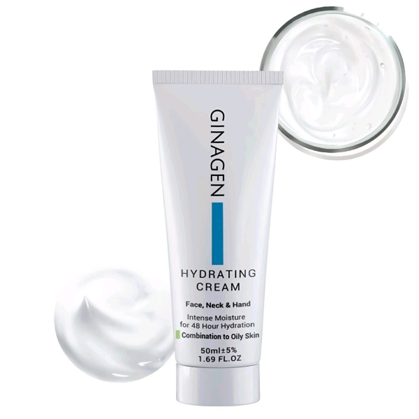 GINAGEN HYDRATING CREAM Combination to Oily Skin 500ml / مرطب البشرة الدهنية والمختلطة جيناجين
