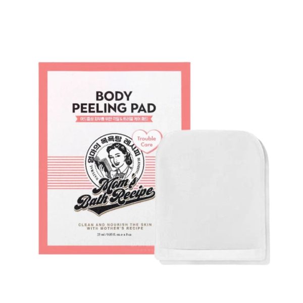 Mom’s Bath Recipe Moisturizing Body Peeling Pad   25ml*8Pcs | مامس باث ريسيب ليفة تقشير مرطبة للجسم   25مل*8قطع