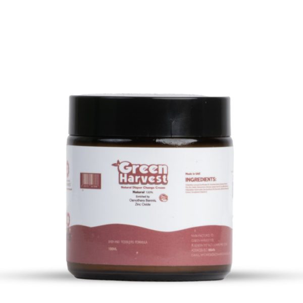 Green Harvest Diaper Changing Cream   100ml | غرين هارفست كريم تغيير الحفاظ بمواد طبيعيه   100مل