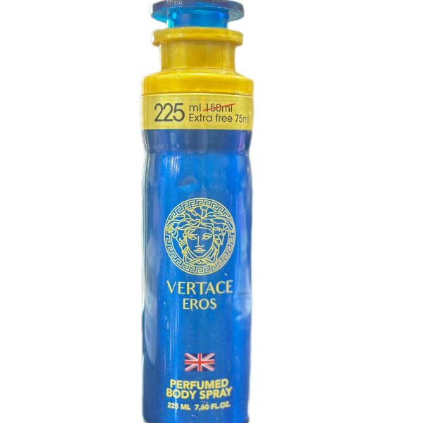 Vertace Eros Perfumed Body Spray   225ml | فيرزاشي معطر جسم   225 مل
