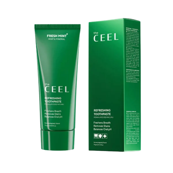 The CEEL Fresh Mint Refreshing Toothpaste   75g | سيل معجون أسنان منعش   75غ