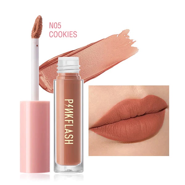 Pink Flash Lasting Matte Lip Cream N05 / احمر شفاه بنك فلاش