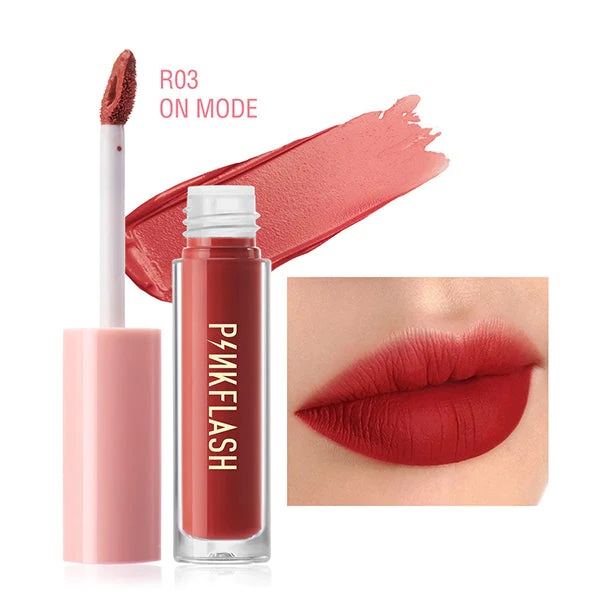 Pink Flash Lasting Matte Lip Cream R03 / احمر شفاه بنك فلاش