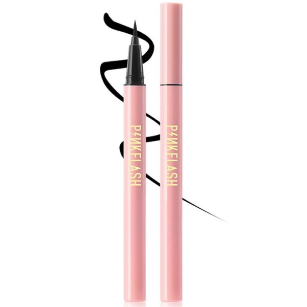 Pink flash liquid eye liner  black/ ايلاينر السائل من بنك فلاش لون اسود