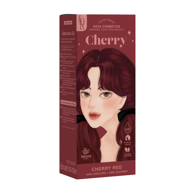صبغة كوتا العضوية أحمر كرزي / Kota Color Cream cherry