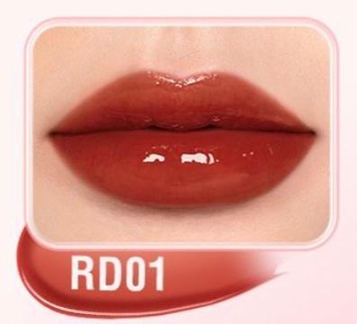 Pink flash creamy lip gloss /RD01   ملمع الشفاه الكريمي من بنك فلاش