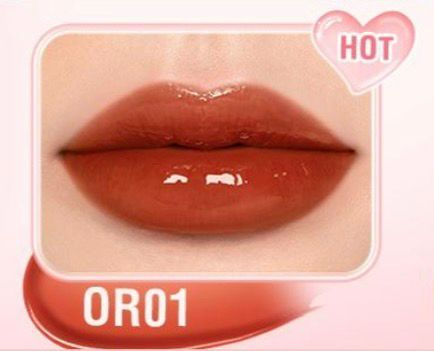Pink flash creamy lip gloss /OR01   ملمع الشفاه الكريمي من بنك فلاش