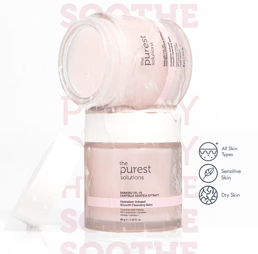 The Purest Babassu Oil 1% & Centella Asiatica Extract Cleansing Balm – 85g /بلسم تنظيف البشرة من بيورست الصورة 2