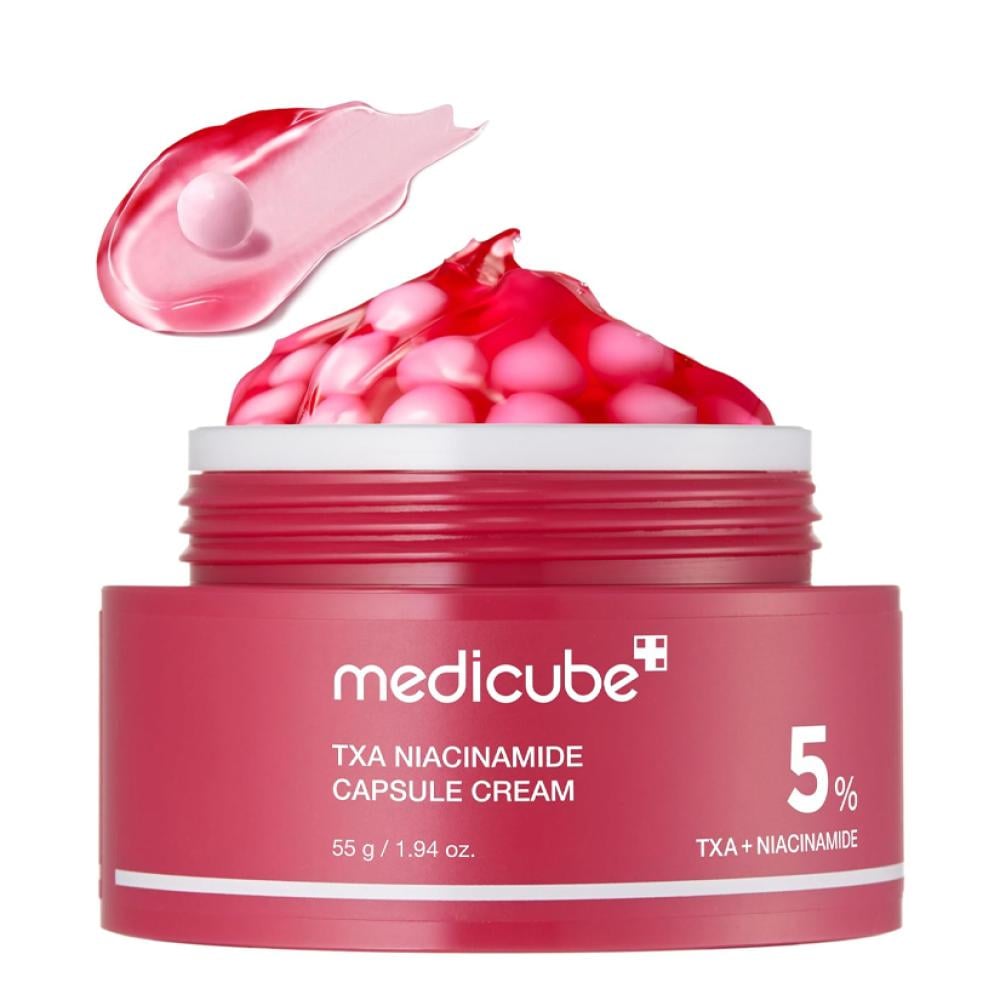 MEDICUBE TXA NIACINAMIDE CAPSULE CREAM 55g / ميدكيوب كريم كبسول نياسينمايد لعلاج التصبغات وتوحيد لون البشرة