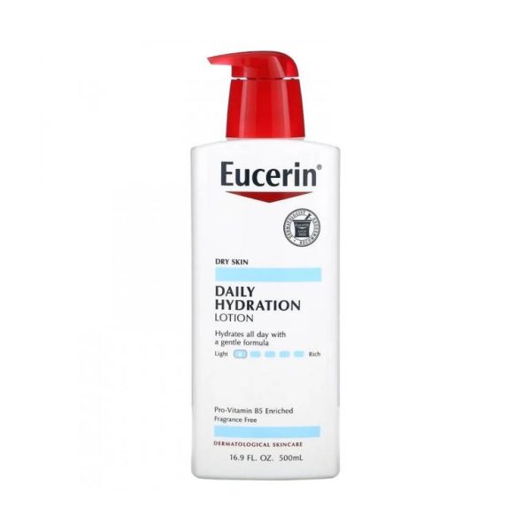 EUCERIN Dry Skin Daily Hydration Lotion  500ml / لوشن مرطب للجسم الجاف من يوسرين