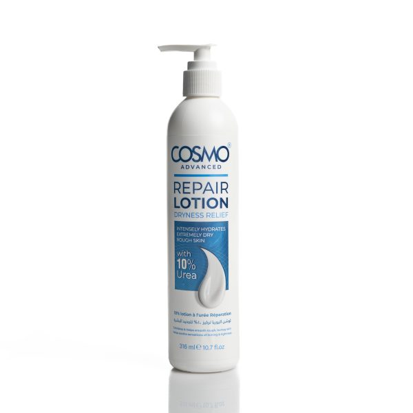 Cosmo repair lotion 10% urea 316 ml / لوشن كوزمو مع ١٠٪ يوريا لإصلاح البشره الجافه