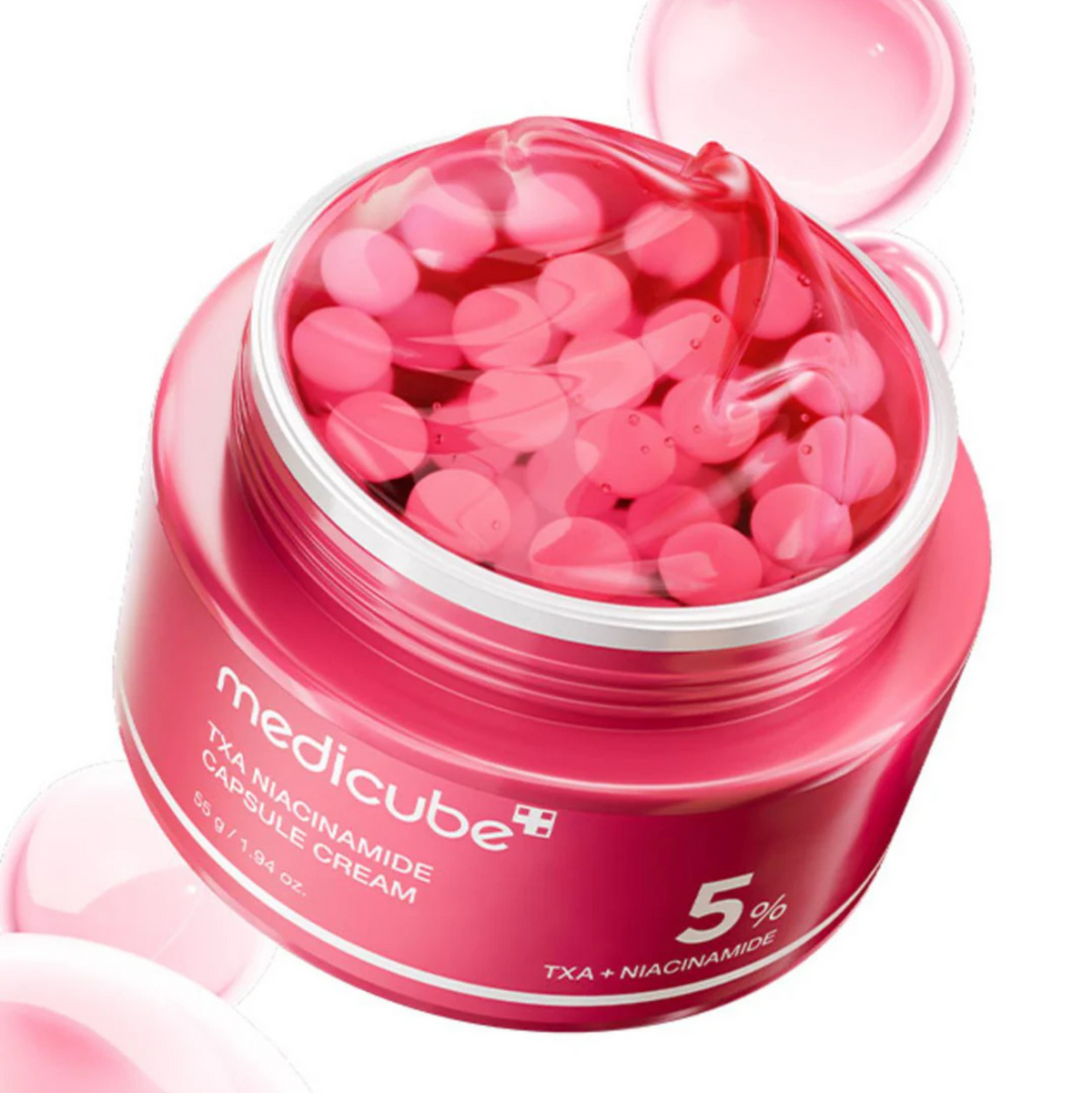 MEDICUBE TXA NIACINAMIDE CAPSULE CREAM 55g / ميدكيوب كريم كبسول نياسينمايد لعلاج التصبغات وتوحيد لون البشرة الصورة 3