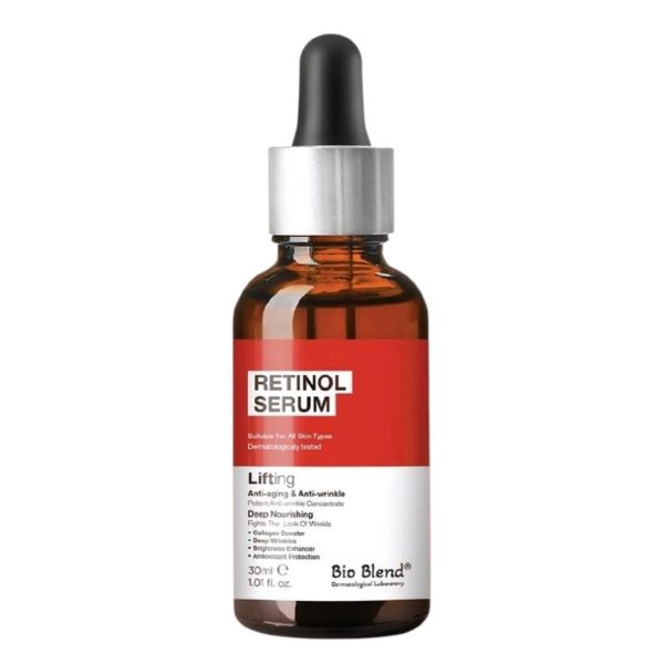 Bio blend retinol serum 30ml/ سيرم الرتنول لتجديد البشرة وتقليل التجاعيد من بايو بلند