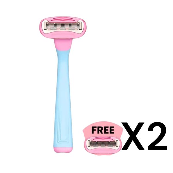 Soft berry with 5 blades hydrating strip / مكينة حلاقة سوفت بيري النسائيه مع ٥ شفرات
