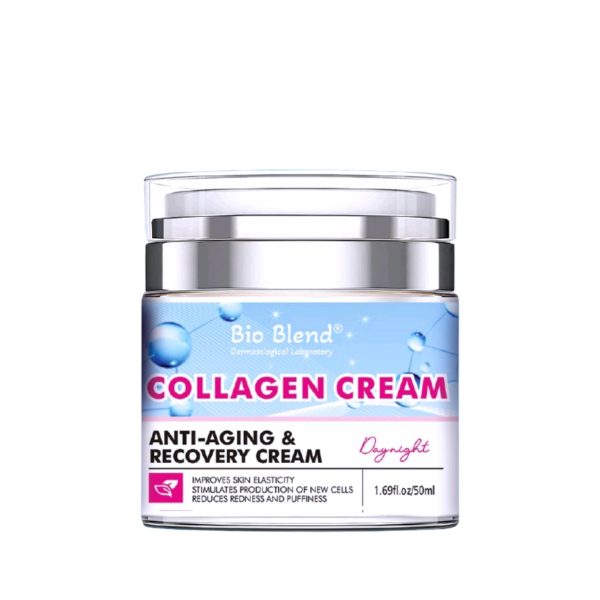 كريم الكولاجين لمقاومة التجاعيد وترميم البشرة من بايو بلند / Bio Blend collagen cream 50ml