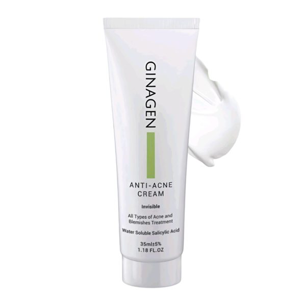 GINAGEN ANTI ACNE CREAM (Invisible)   35ml / كريم معالج لحب الشباب