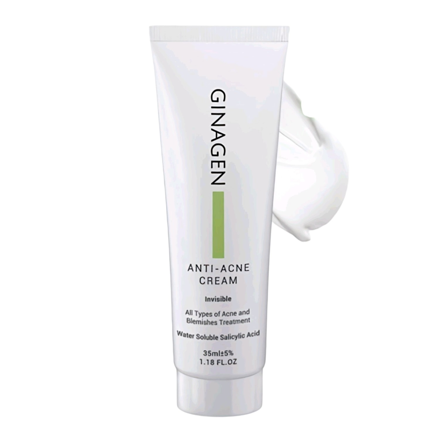 GINAGEN ANTI ACNE CREAM (Invisible) 35ml / كريم معالج لحب الشباب