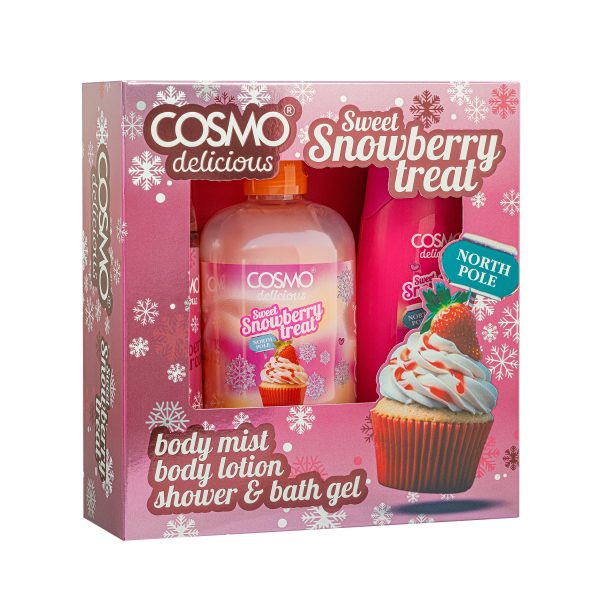 Cosmo sweet snowberry treat / مجموعه كوزمو للعنايه بالجسم