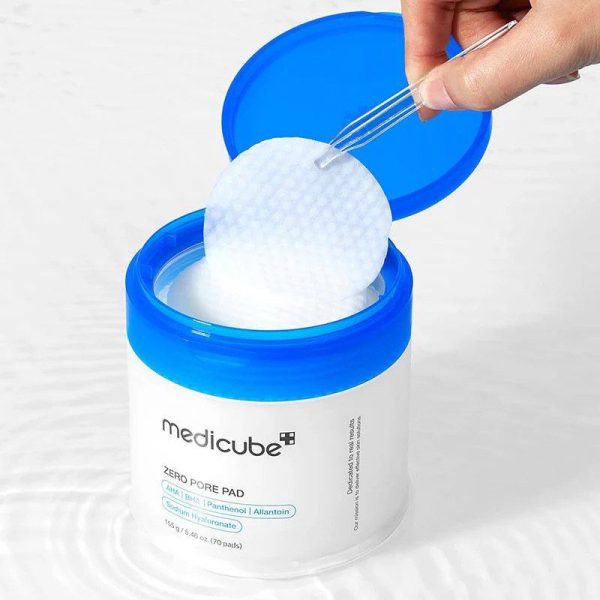 ⁨ بادات زيرو لتنقية المسام ميدكيوب   155غرام | Medicube zero pore pad