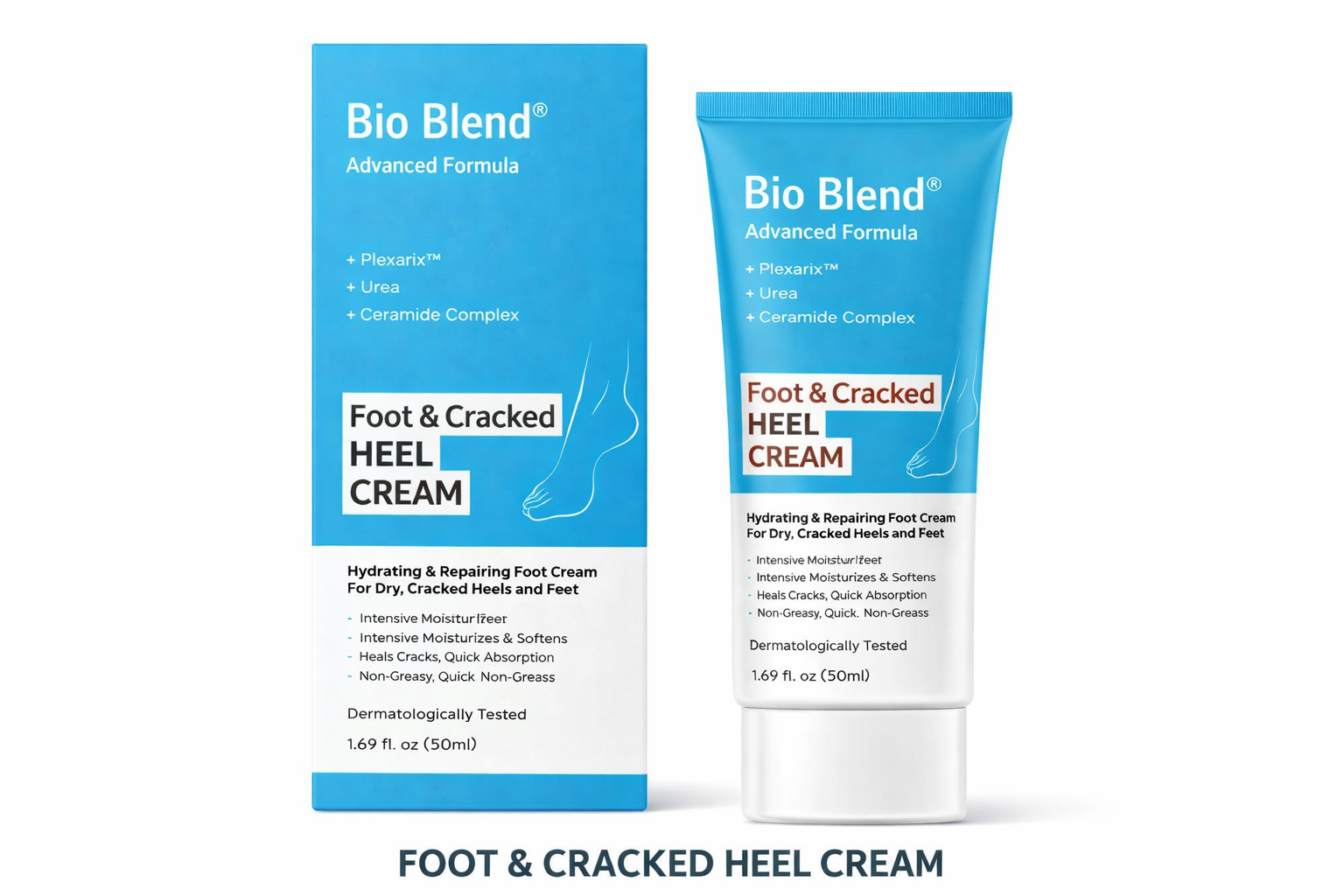 Bio Blend Foot & Cracked Heel Cream / كريم العنايه بالقدم من بايو بلند