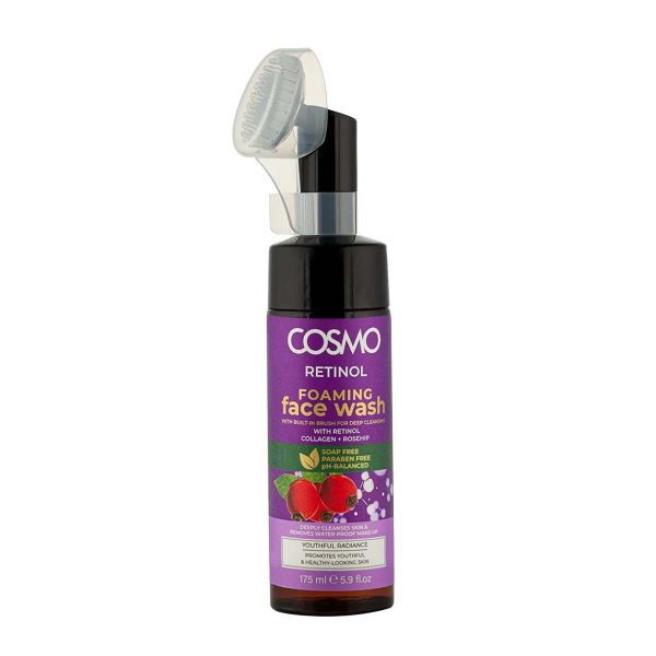 Cosmo retinol foaming face wash 175ml / غسول فوم للبشره مع الرتنول من كوزمو