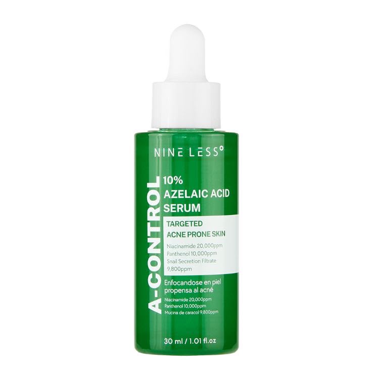 NINE LESS A Control 10% Azelaic Acid Serum – 30ml / سيرم العنايه بالبشره الدهنيه من ناين ليس