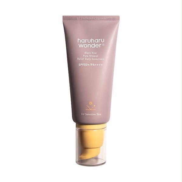 Haruharu Wonder Black Rice Pure Mineral Relief Daily Sunscreen SPF50+ PA / واقي الشمس المعدني من هارو هارو