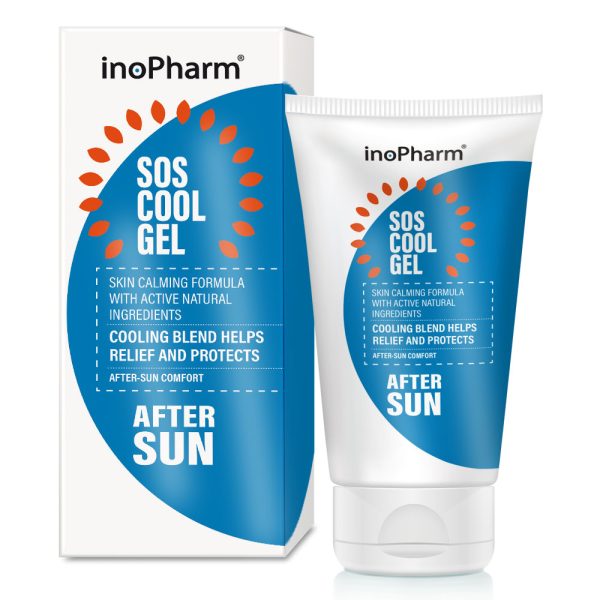 InoPharm After Sun SOS Cooling Gel 150 ml / جل مرطب ومهدئ للبشره والجسم من اينوفارم