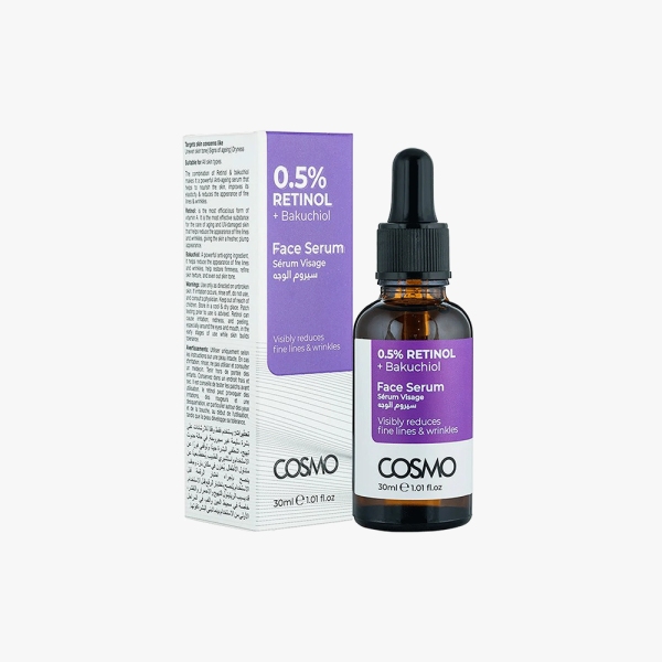COSMO 0 5% Retinol + Bakuchiol Face Serum – سيروم الرتنول من كوزمو